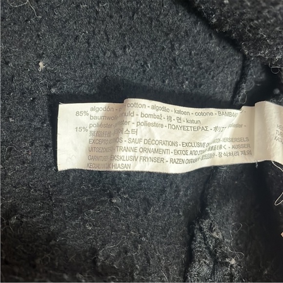 Zara Pullover Sweater Sweatshirt Faux Fur pocket - Picture 10 of 10